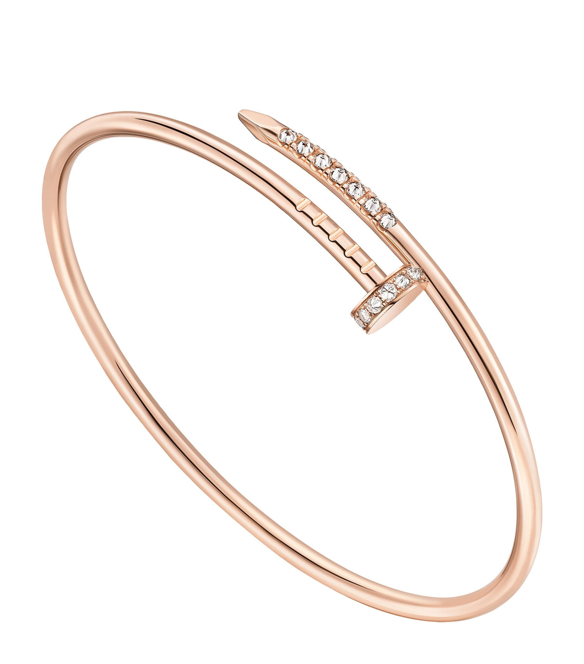Cartier Juste Un Clou rose gold diamond bracelet - British product