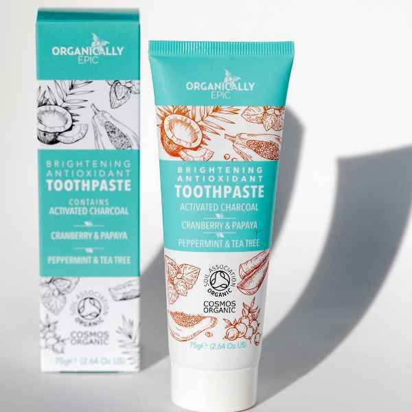 Organically Epic Brightening Antioxidant Toothpaste - 75g GOODS Superdrug   