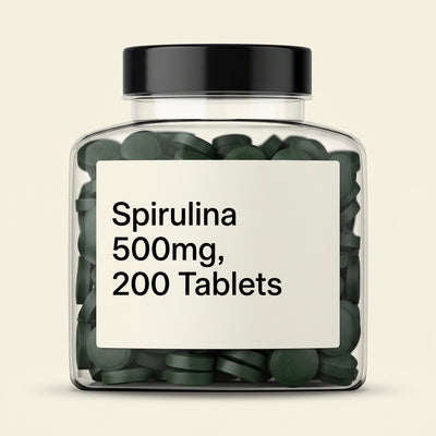 Holland & Barrett Holland & Barrett Spirulina 500mg Tablets 200 Tablets- Buy online at McGrocer
