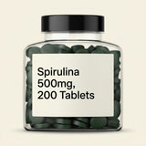 Holland & Barrett spirulina tablets 500mg 200 tablets, UK version