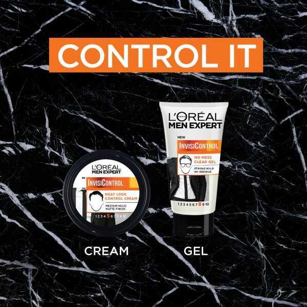 L'Oreal Paris InvisiControl Neat Look Gel 150ml, UK version