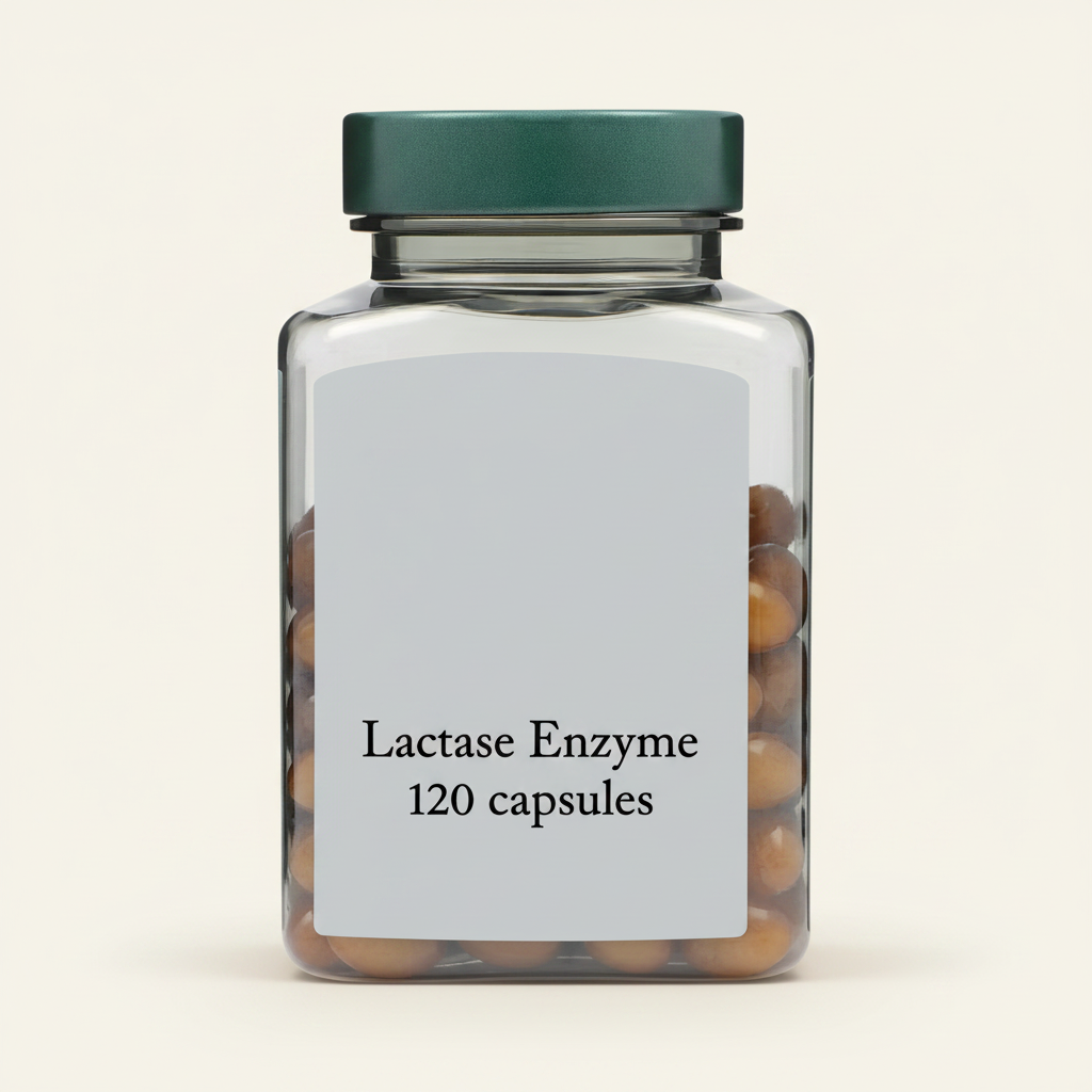 Holland & Barrett Lactase Enzyme 125mg 60 Capsules