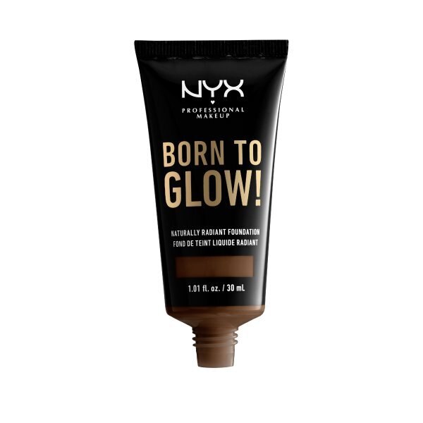 NYX Professional Makeup Born To Glow Radiant Foundation Pale GOODS Superdrug Deep Walnut  