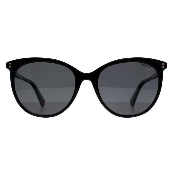 Polaroid black cat-eye polarised sunglasses - British product