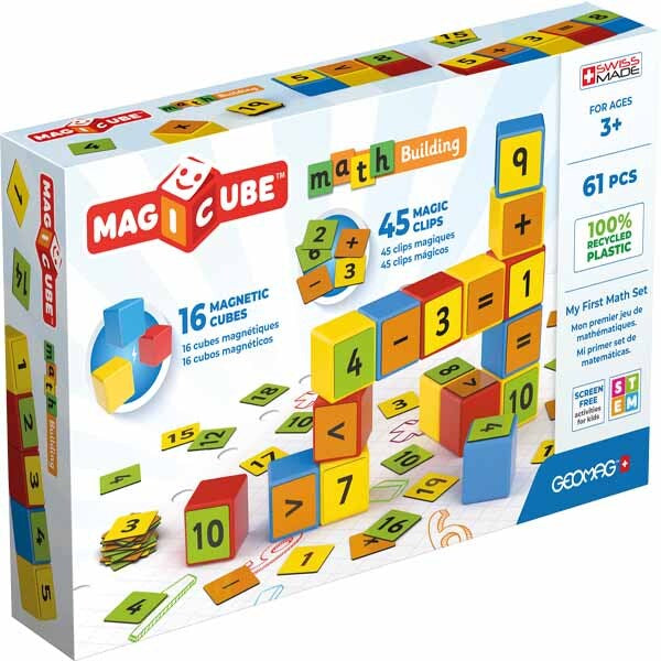 Geomag Magicube Maths Builder 61 pieces (British brand)