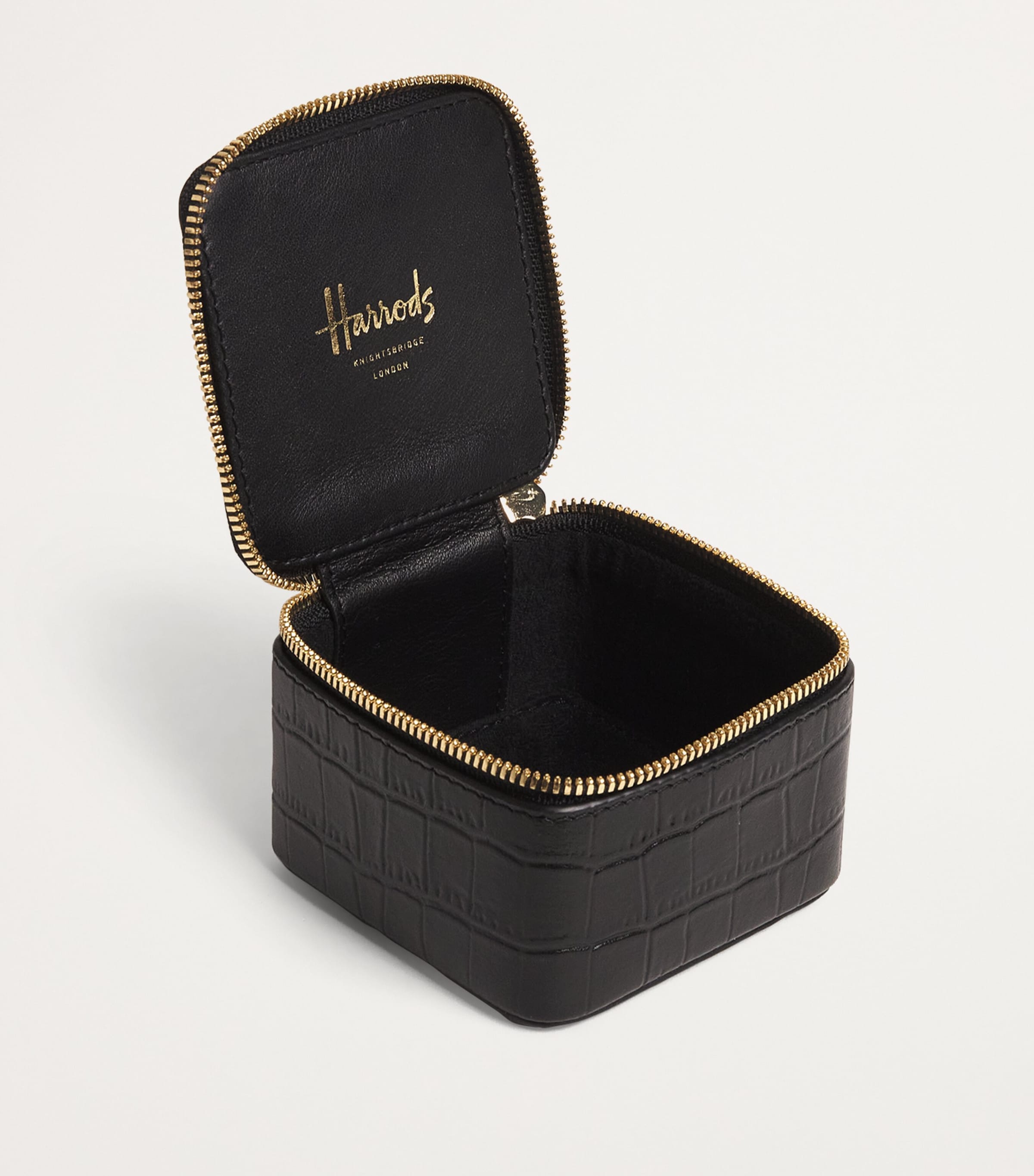 Harrods small leather trinket box, UK version