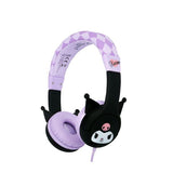 OTL Kuromi Moulded Ears kids wired headphones, imported from the UK