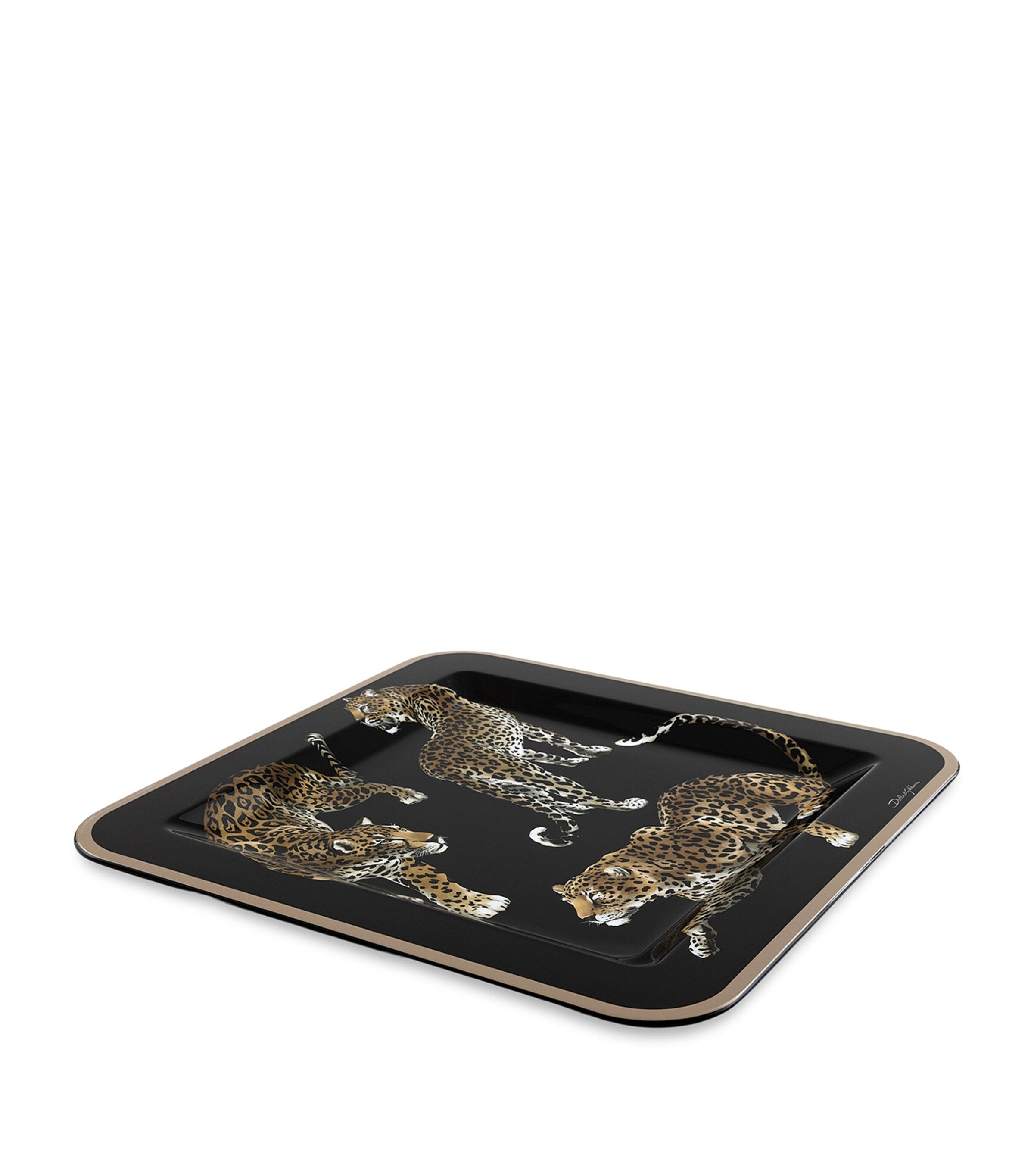 Dolce&Gabbana Casa wooden leopard tray - British product