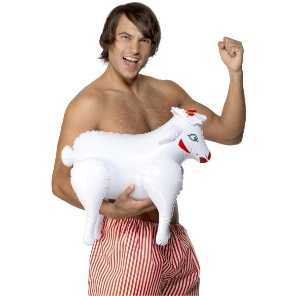Smiffys inflatable sheep white 45cm - British product