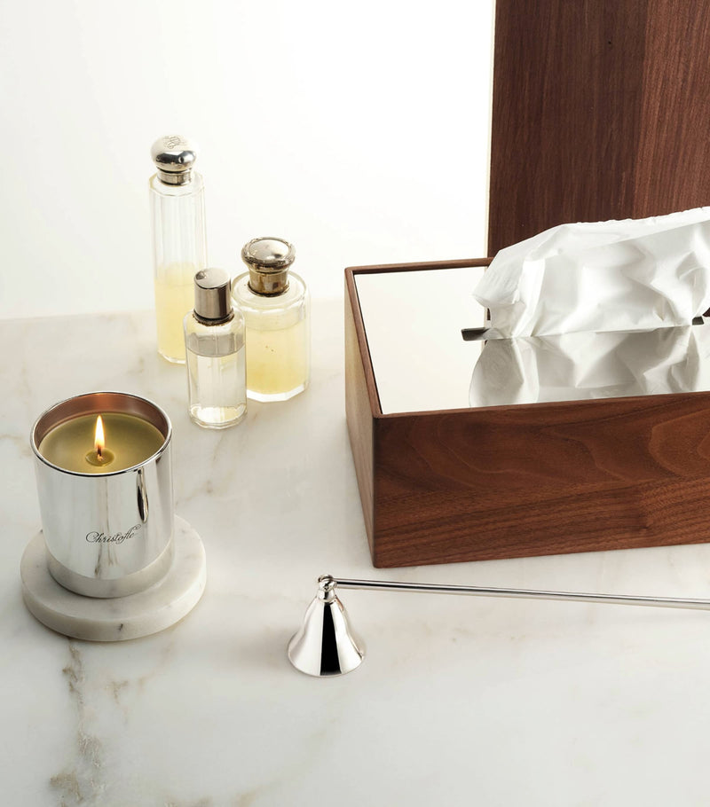 Christofle Miel Argent UNI candle in metallic glass container - British product