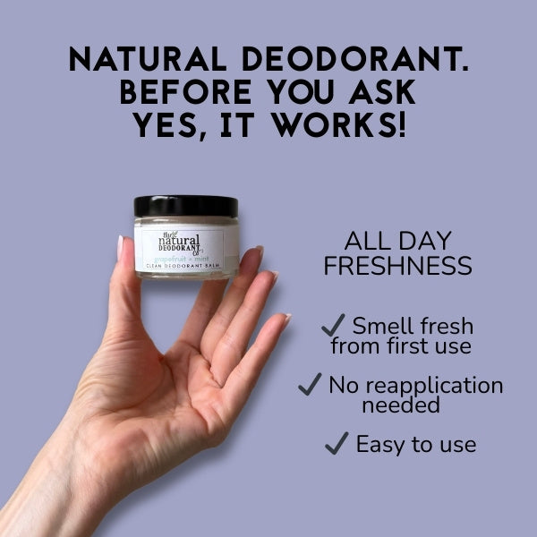 The Natural Deo Co. deodorant cream Lavender 55g (British brand)