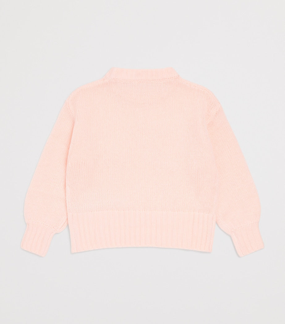 Chloé Kids Wool-Cashmere Logo Sweater 4-14 Years - British product