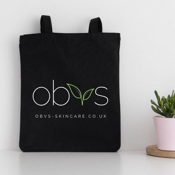 Obvs Skincare 100% Cotton Reusable Tote Bag GOODS Superdrug   