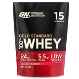 Optimum Nutrition Delicious Strawberry Whey Protein Powder GOODS Superdrug   