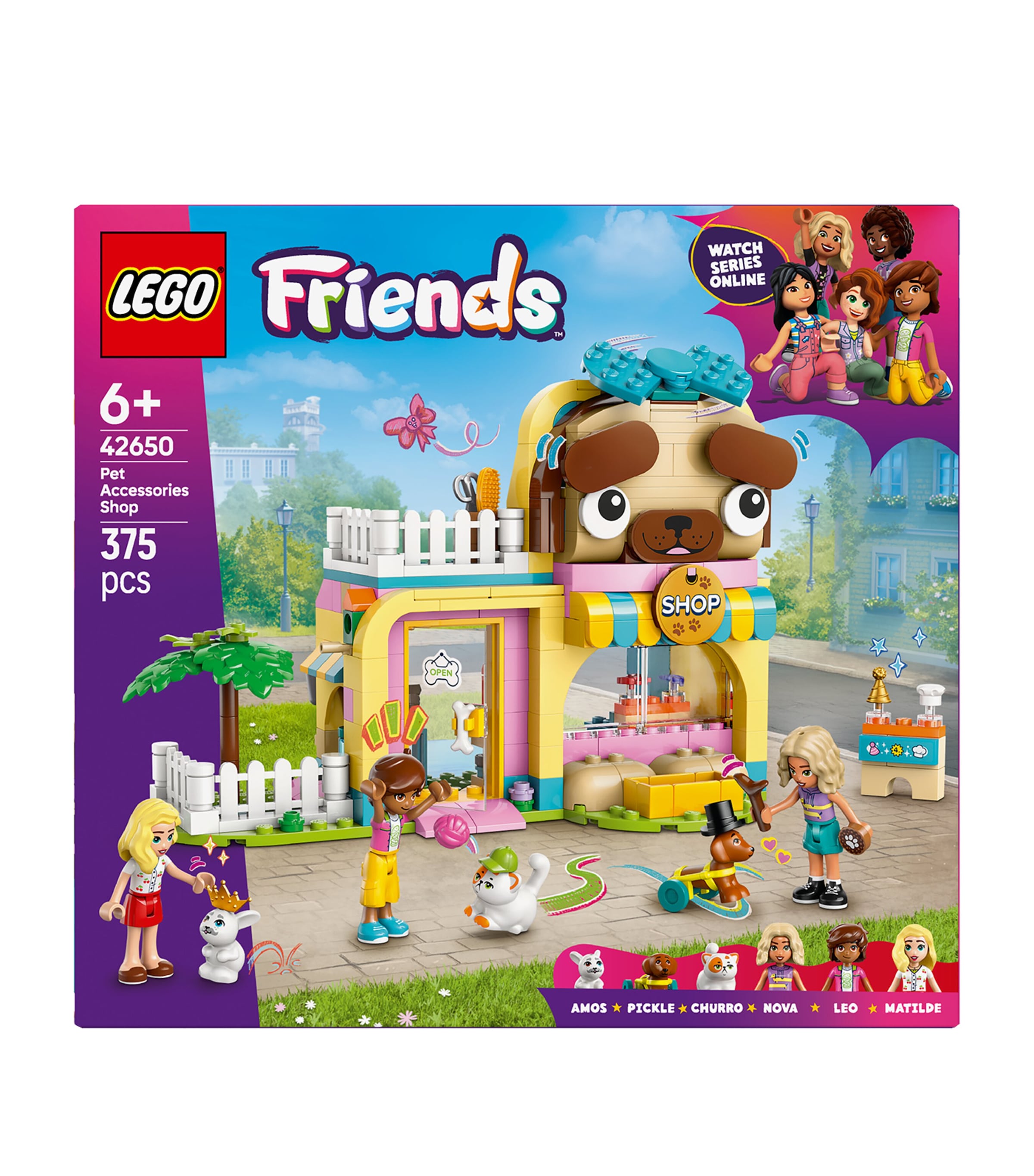 LEGO Friends Pet Accessories Shop building set, UK version