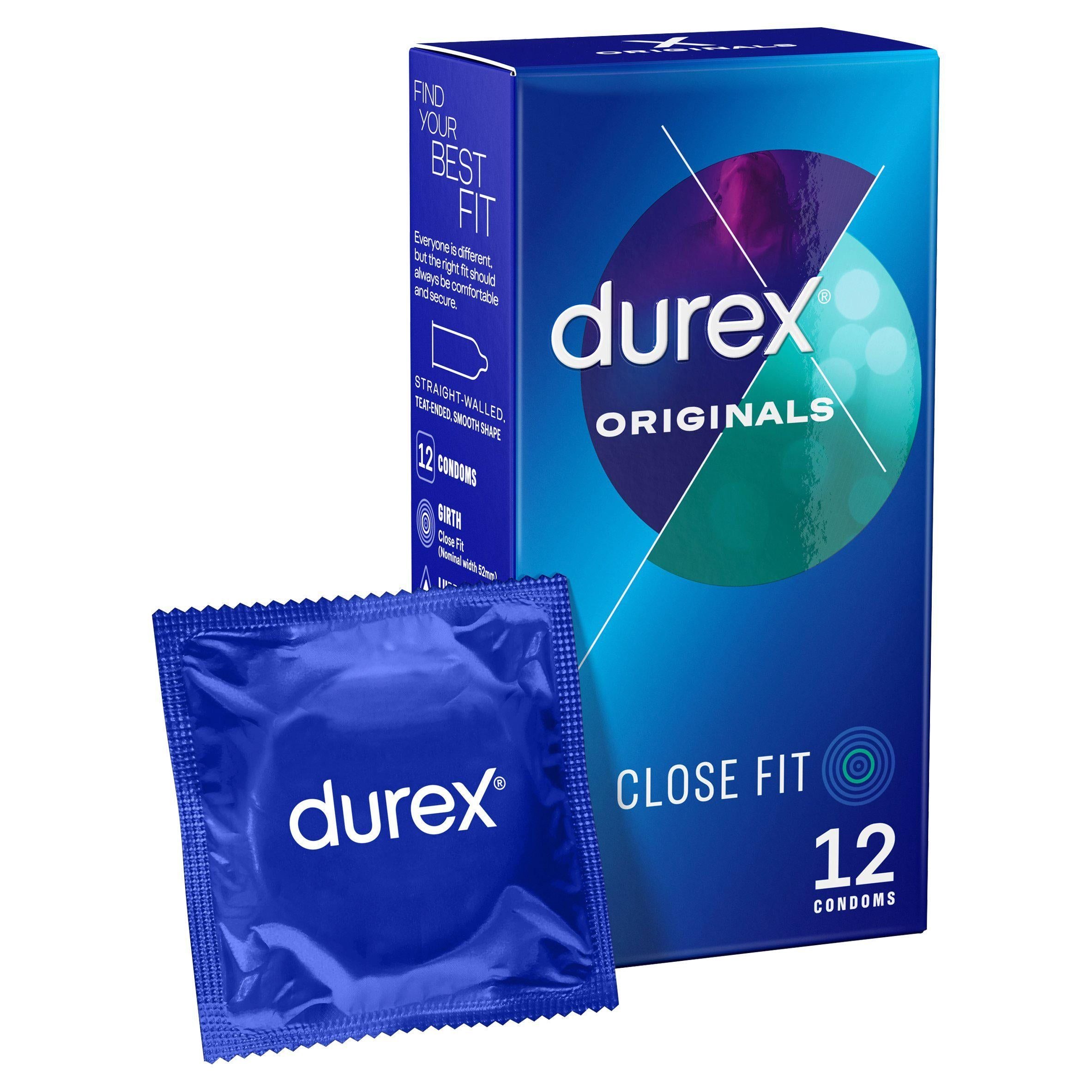 Durex Originals Close Fit Condoms x12 GOODS Sainsburys   