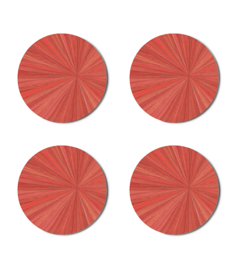 Hestia Soleil round coasters set of 4, UK version