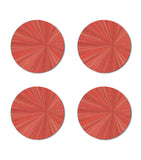 Hestia Soleil round coasters set of 4, UK version