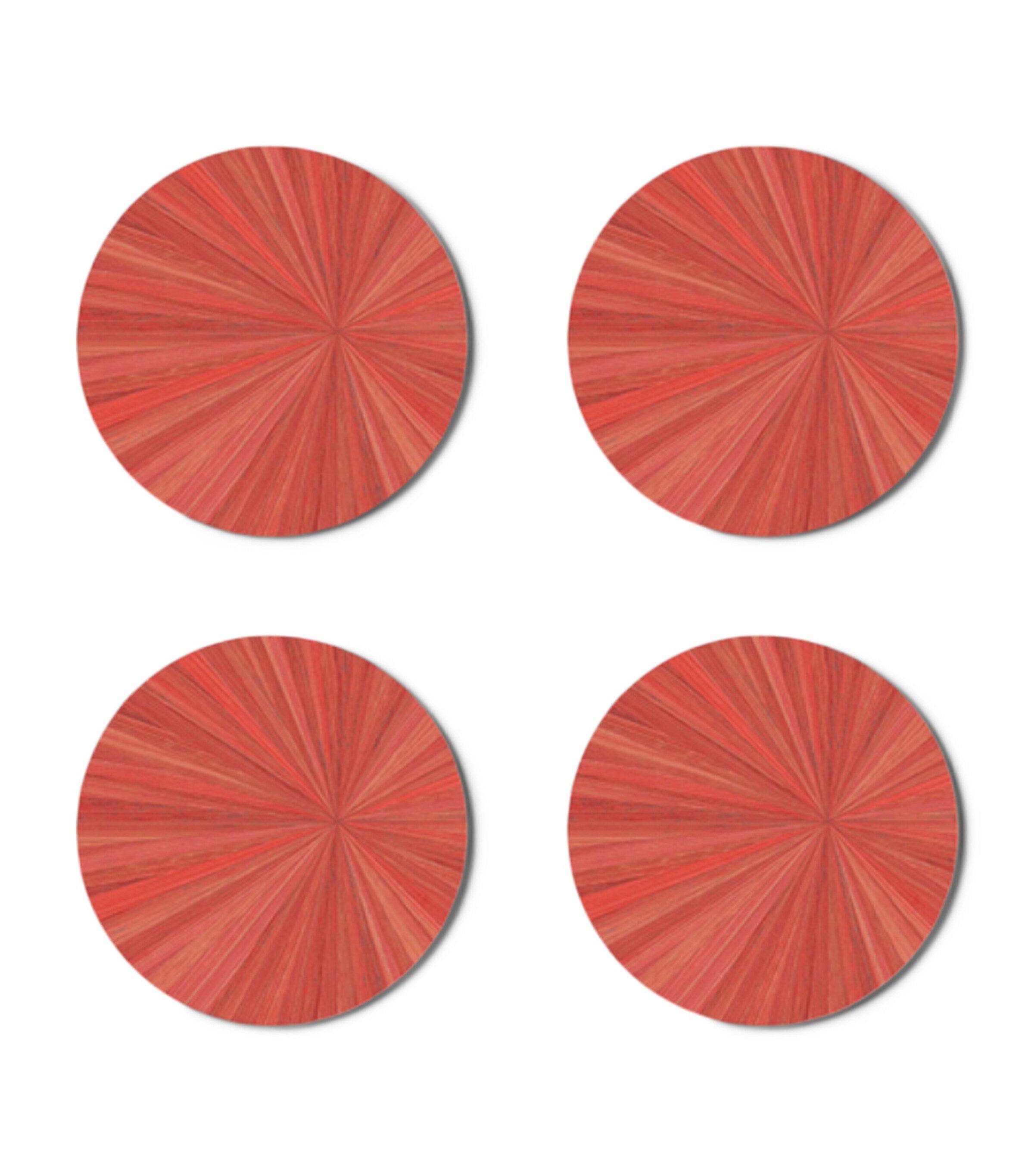 Hestia Soleil round coasters set of 4, UK version