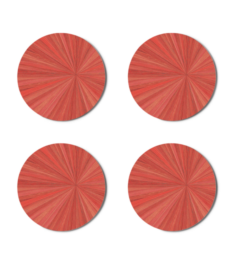 Hestia Soleil round coasters set of 4, UK version