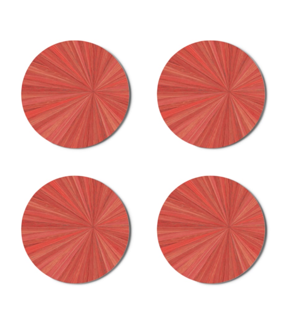 Hestia Soleil round coasters set of 4, UK version