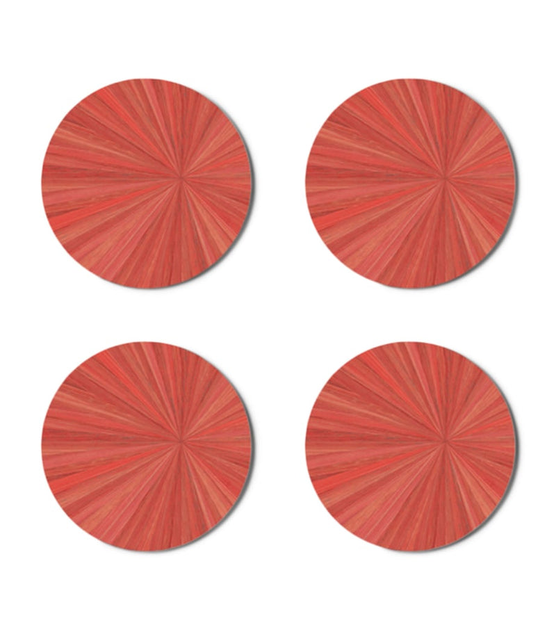 Hestia Soleil round coasters set of 4, UK version