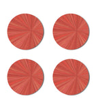 Hestia Soleil round coasters set of 4, UK version