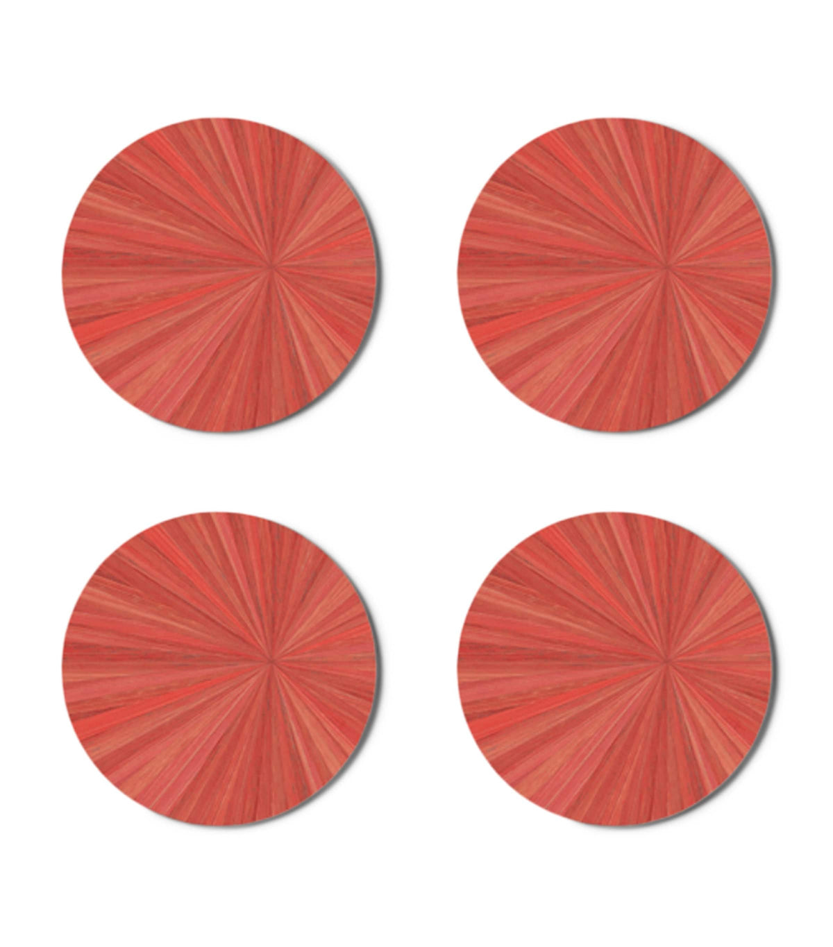 Hestia Soleil round coasters set of 4, UK version