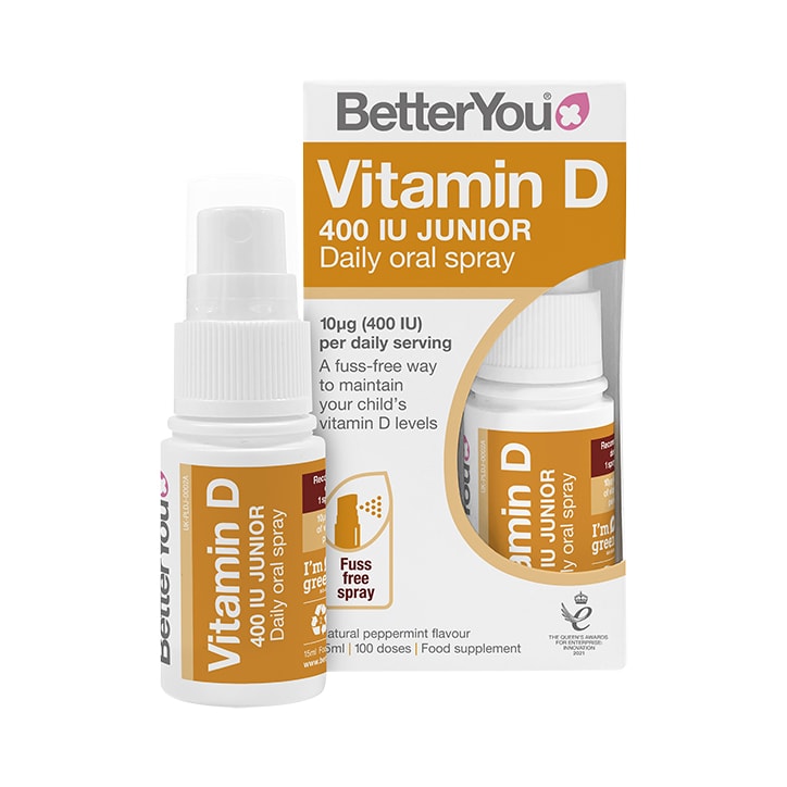 BetterYou D400 Junior Vitamin D Daily Oral Spray 15ml GOODS Holland&Barrett   