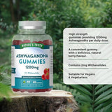 Nature's Truth Ashwagandha Gummies 1200mg 60 count, UK version