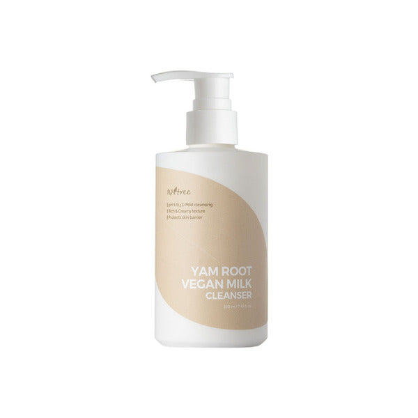 Isntree yam root vegan milk cleanser 220ml, imported from the UK