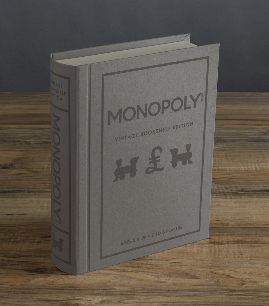 Monopoly Vintage Bookshelf Edition board game (British brand)