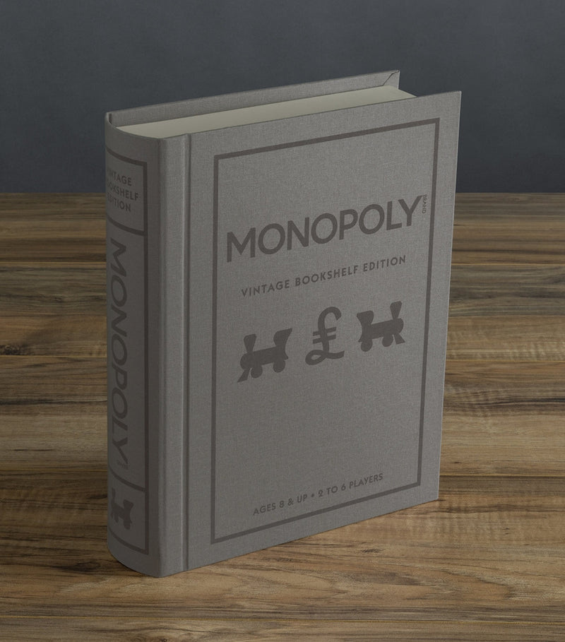 Monopoly Vintage Bookshelf Edition board game (British brand)