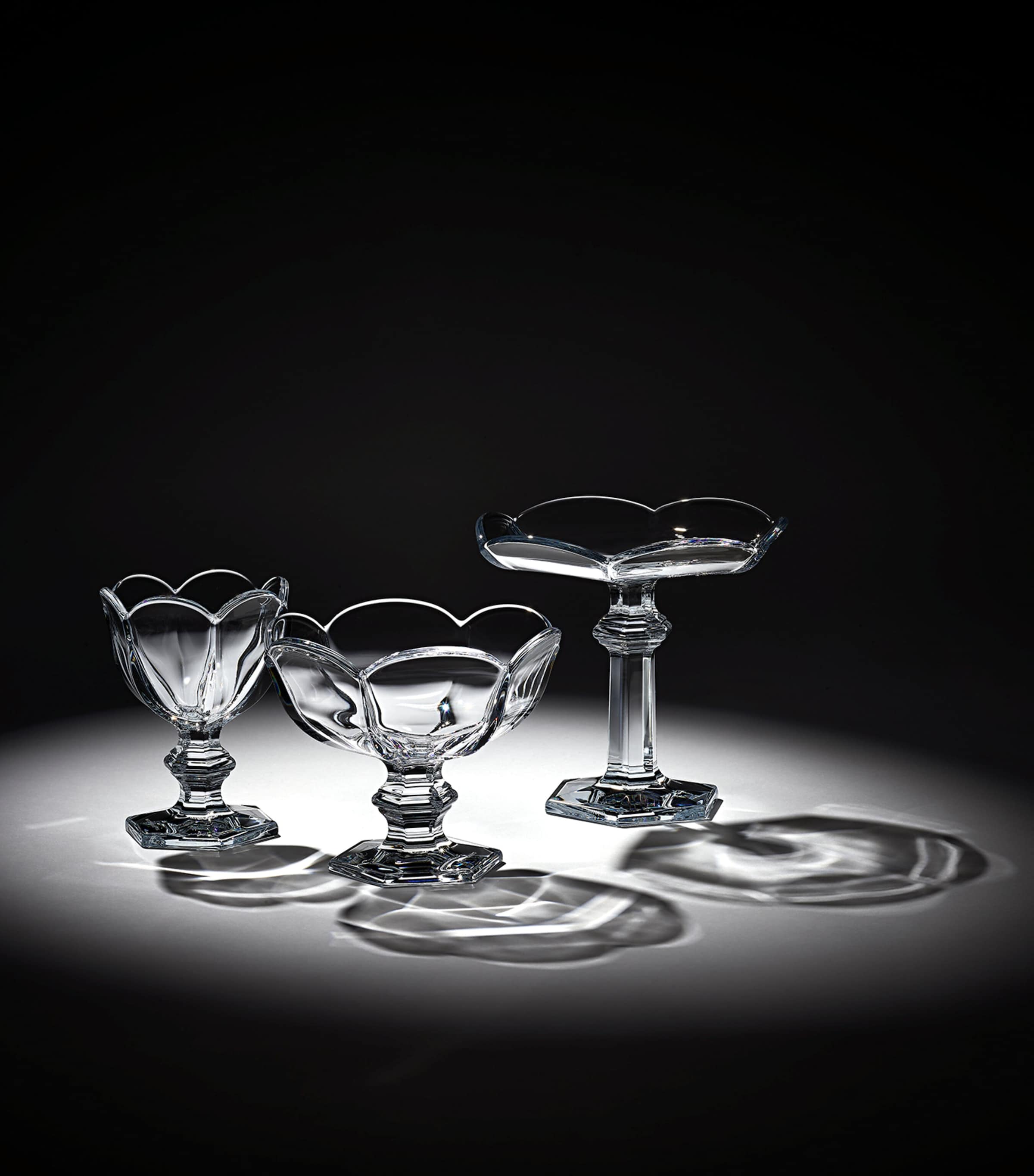 Baccarat Harcourt Tulipe Presentation crystal bowl 14.5cm - British product