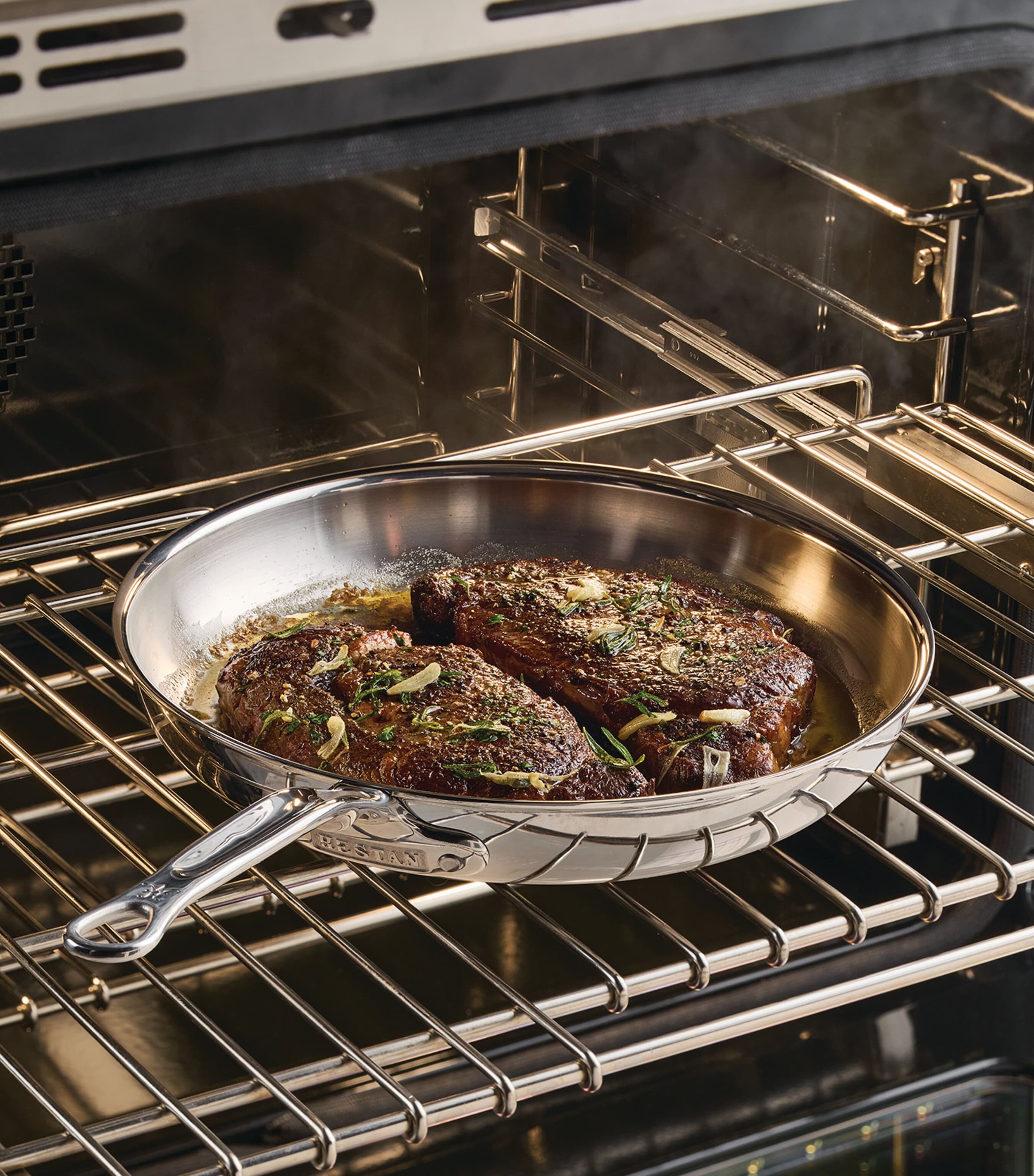 Hestan ProBond Luxe skillet 32cm stainless steel (British brand)
