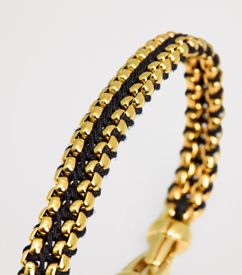 Nialaya box chain bracelet gold-plated 8mm (British brand)