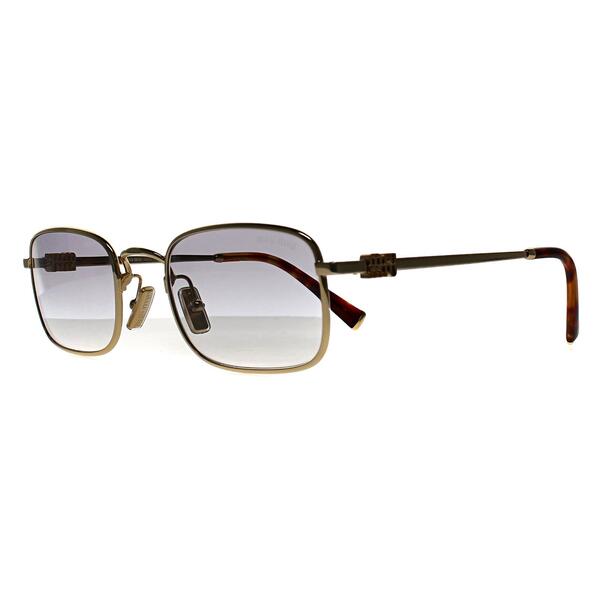 Miu Miu women's gold gradient sunglasses, imported from the UK