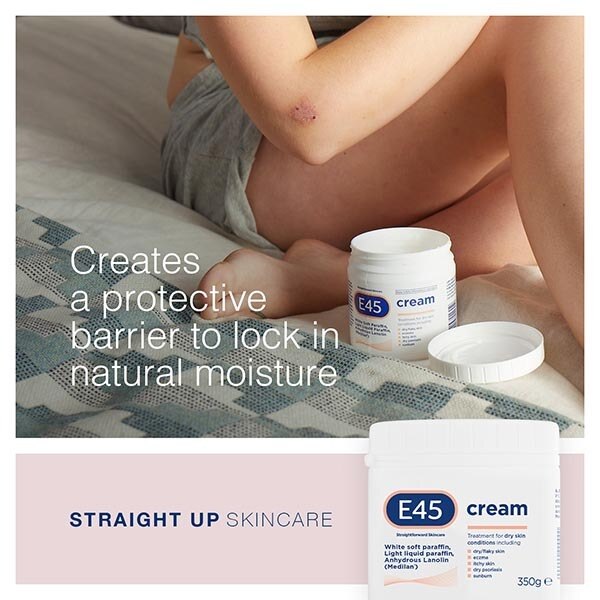 E45 Moisturising Cream for Dry Skin 350g GOODS Superdrug   