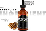 Feel Supreme Cordyceps mushroom liquid extract 60ml, imported from the UK