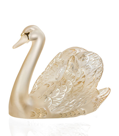 Lalique Svane Hode Opp Figur Skulptur