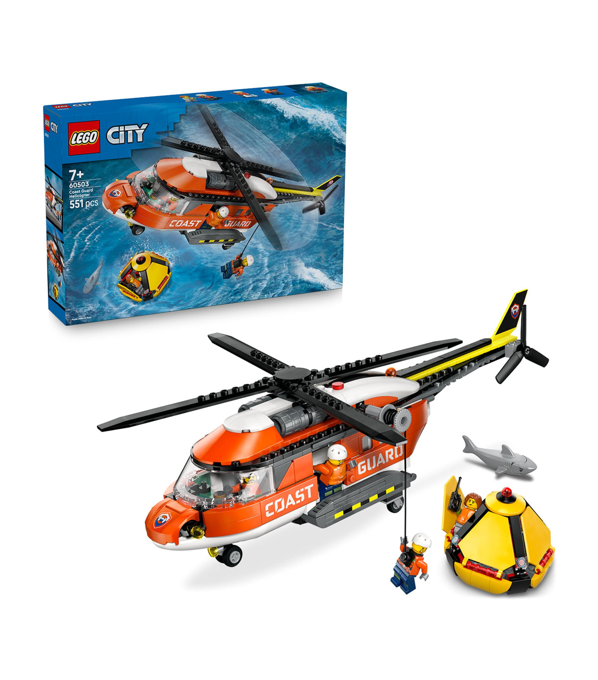 LEGO City Coast Guard Helicopter building set, UK version
