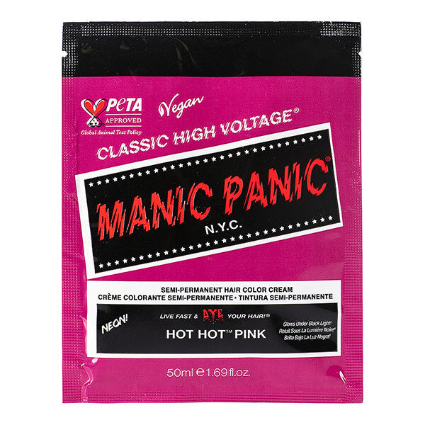 Manic Panic hair colour Hot Hot Pink 50ml (British brand)
