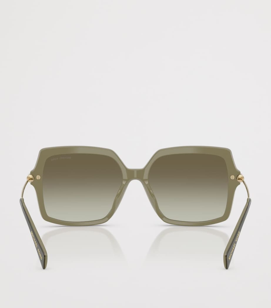 Michael Kors Quogue quadratische Acetat-Sonnenbrille, importiert aus dem Vereinigten Königreich