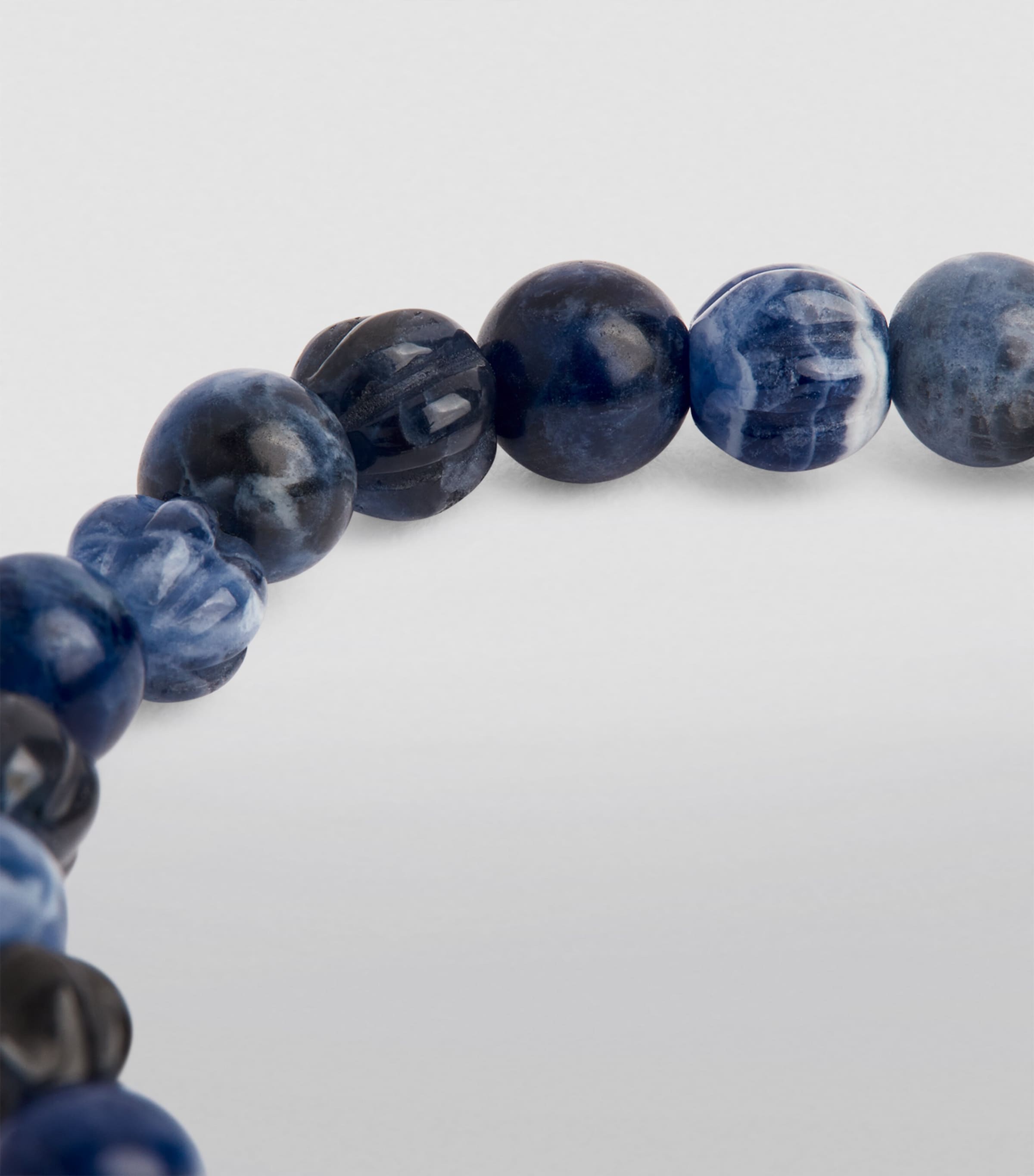 Tateossian sodalite and sterling silver discs bracelet, UK version