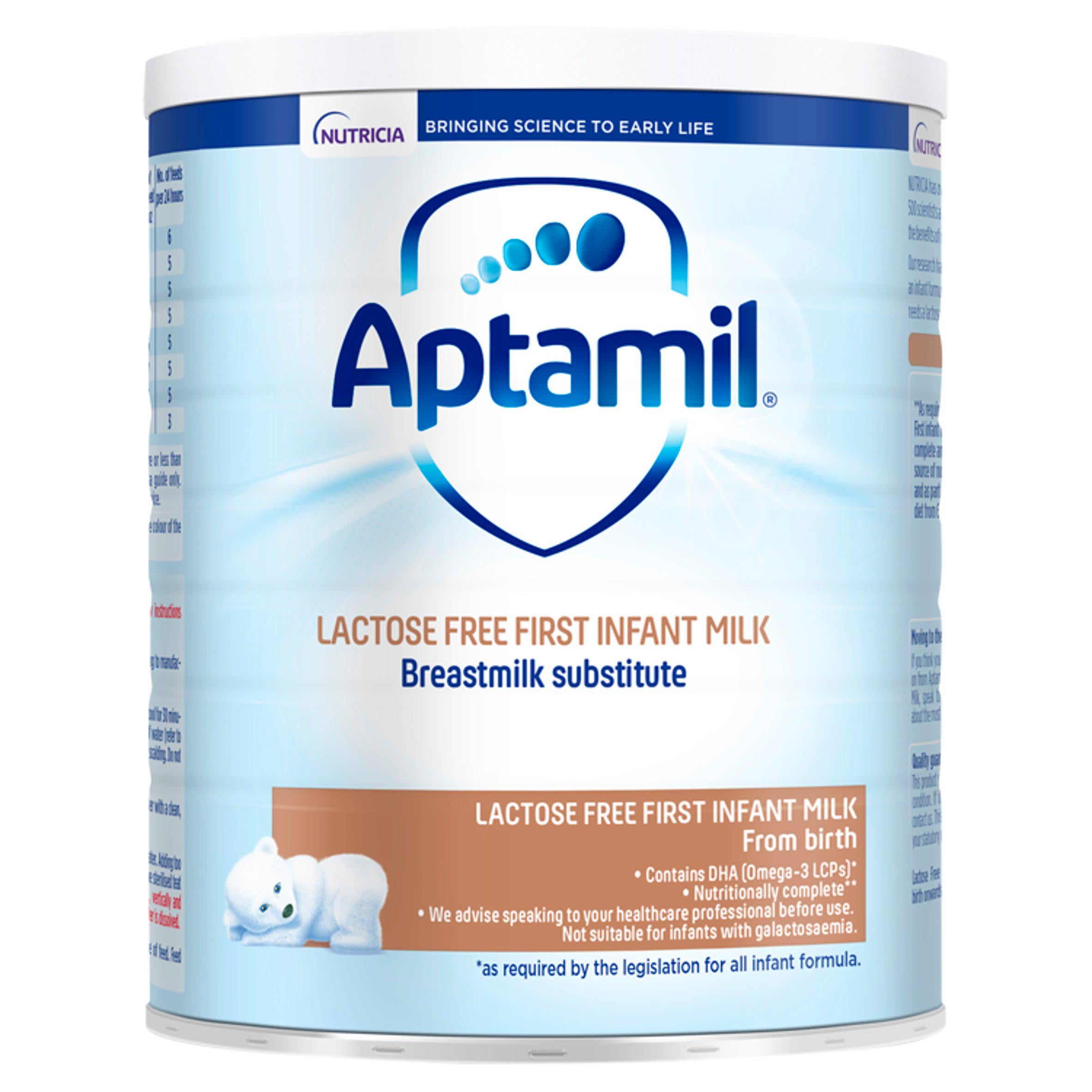 Aptamil Lactose Free Baby Milk Formula Powder From Birth 400g GOODS Sainsburys   