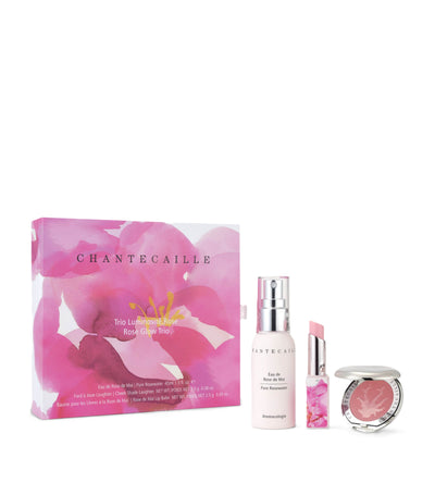 Harrods Chantecaille Rose Glow Trio Set Beauty Set- Buy online at McGrocer