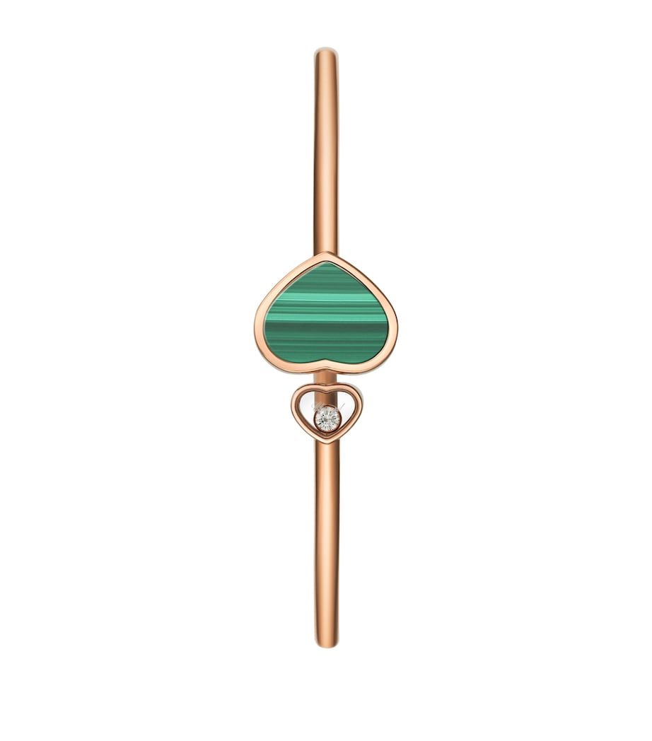 Chopard Happy Hearts bangle rose gold diamond, imported from the UK
