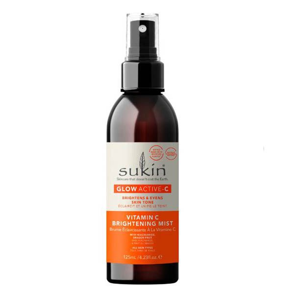 Sukin Glowactive-C Vitamin C Brightening Mist 125ml, imported from the UK