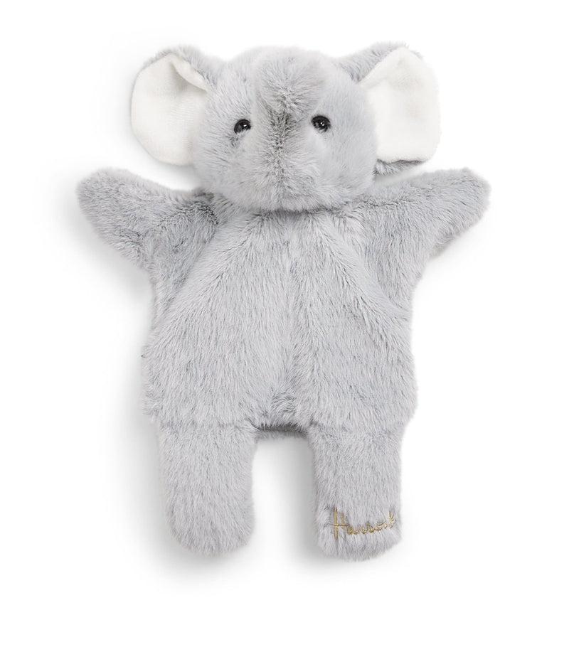 Harrods elephant hand puppet 28cm, UK version