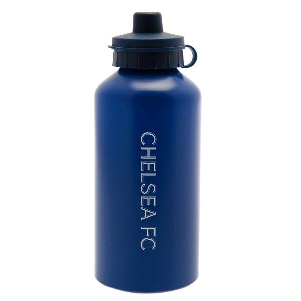 Chelsea FC Crest Aluminium Water Bottle (One Size, One Size) GOODS Superdrug   